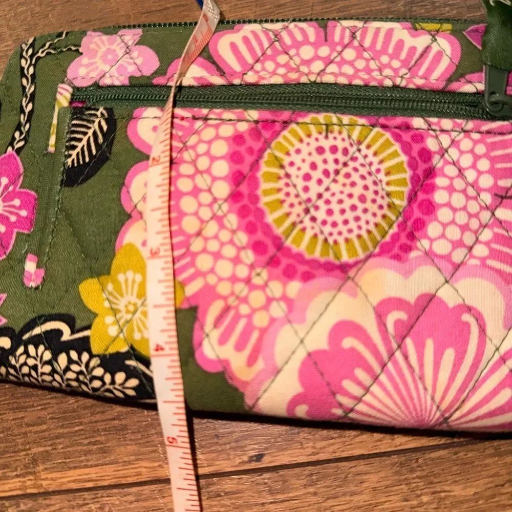 Vera Bradley Pink and Green Floral wallet